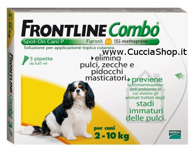 Frontline Combo cani 2-10 kg - 3 pipette